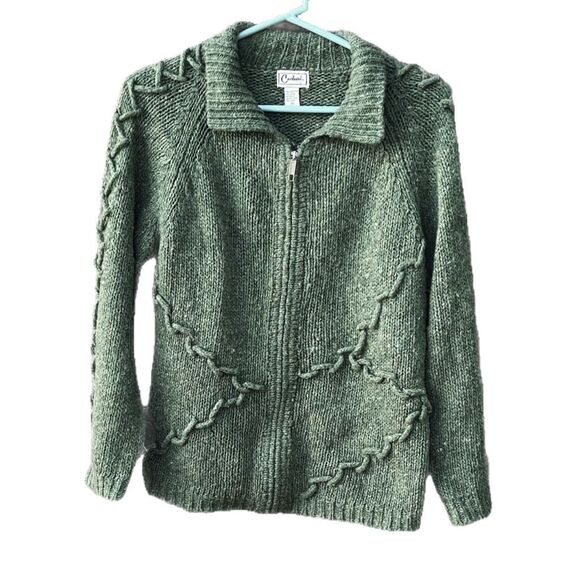 Carducci size M zip front cardigan, art to wear - Picture 1 of 5
